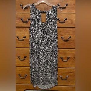 Old Navy dress size large black and white